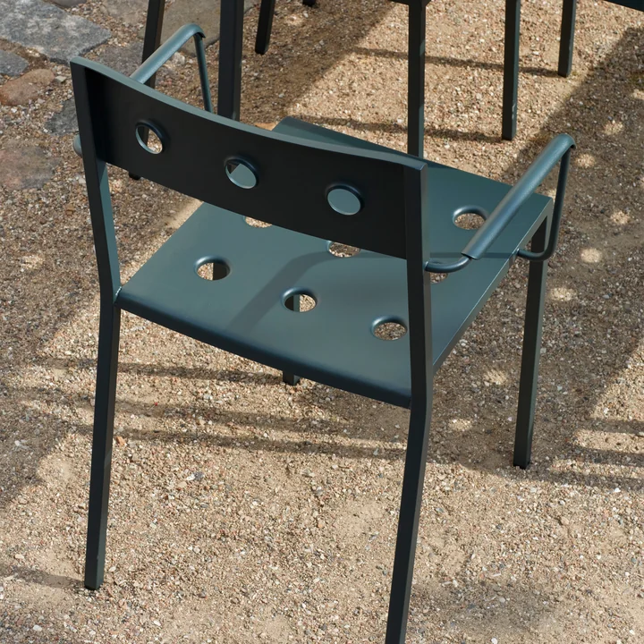 HAY - Balcony Armlehnstuhl, anthrazit