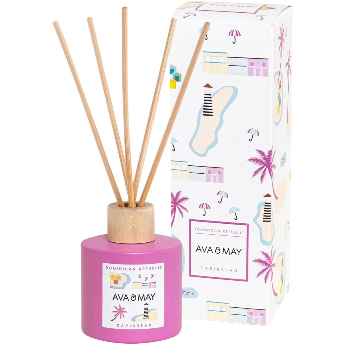 Diffuseur de parfum - République Dominicaine - Fève de tonka & noix de coco - 100 ml