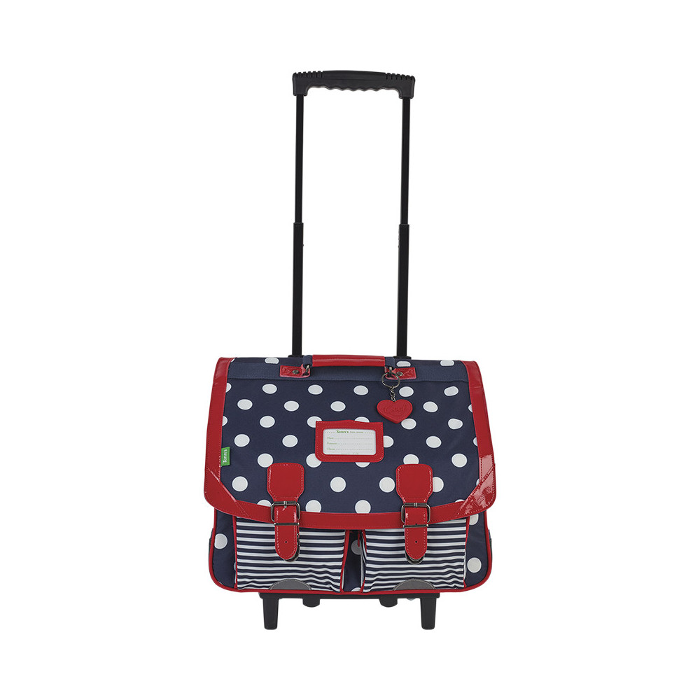Cartable trolley Charlotte marine