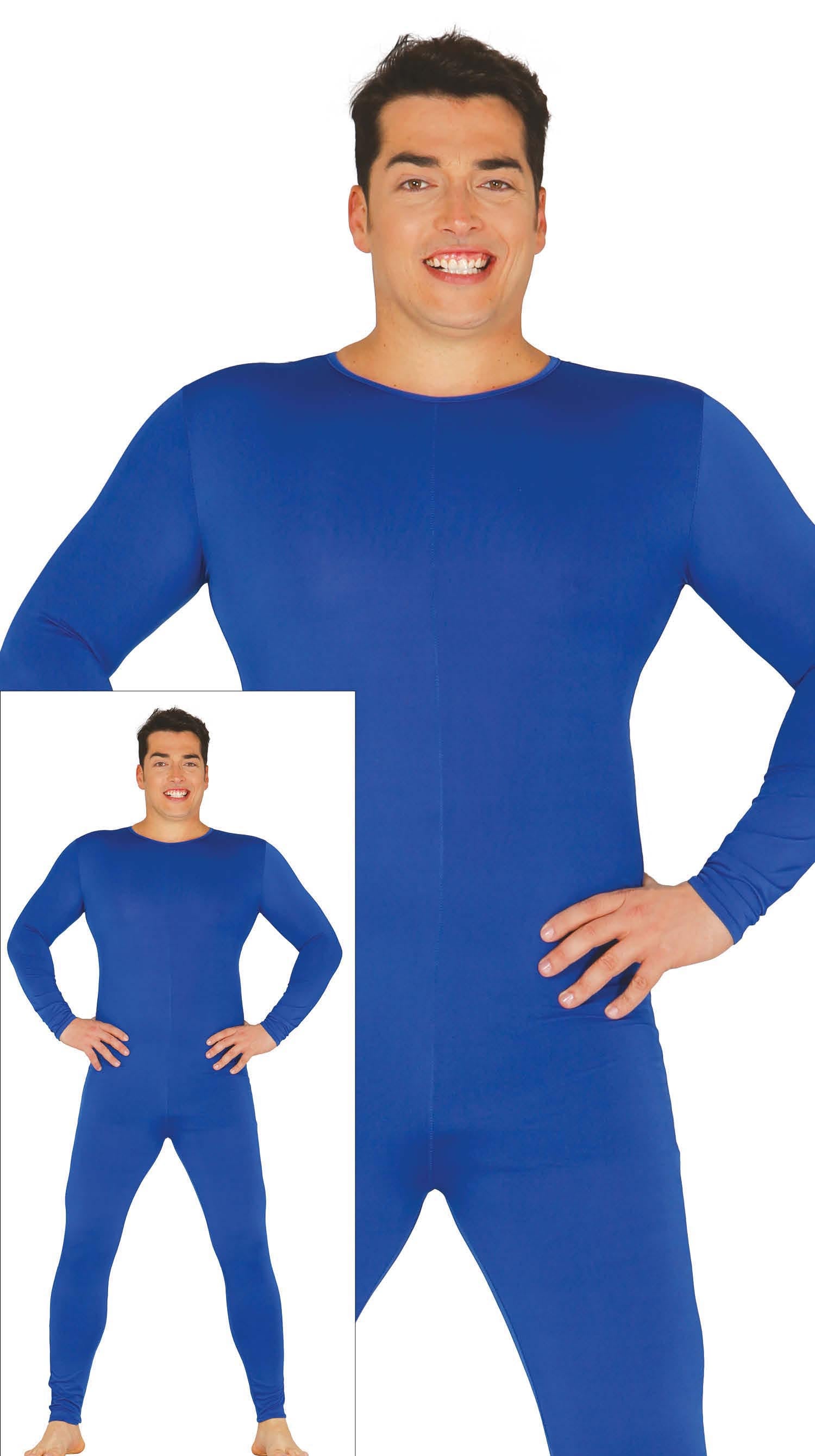 Second Skin Pak Kostuum Blauw Heren
