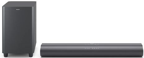 Philips TAB6100/10 - Soundbar - Grijs - 200 W - 2.1 Kanalen