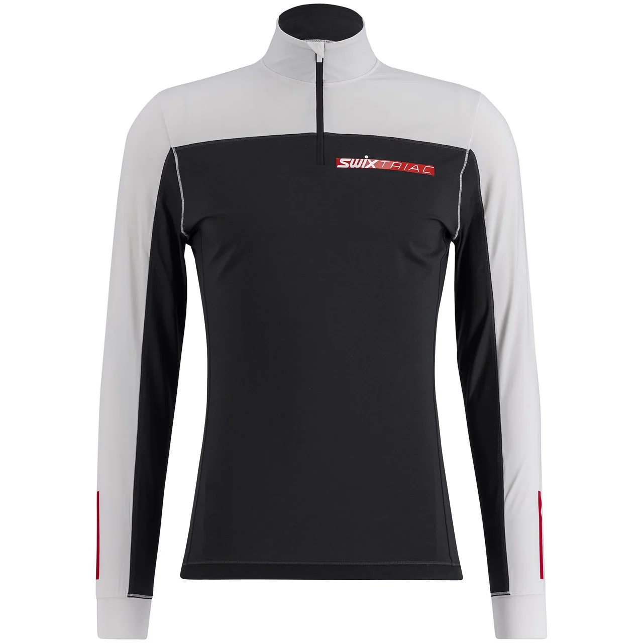 Swix Triac Dry Long Sleeve Herre Black/Bright White