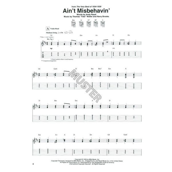 Hal Leonard Django Reinhardt Definitive