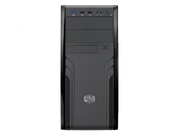 Cooler Master PC-Gehäuse Force 500 Formschöner Midi-Tower im klassichen Stil mit viel Platz