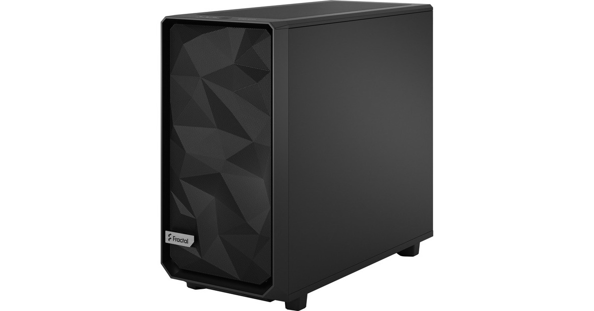 Fractal DesignMeshify 2 Light Tempered Glass midi tower behuizing  (Zwart | 2x USB-A | 1x USB-C | Window)