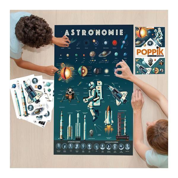 POPPIK Sticker Lernposter Astronomie