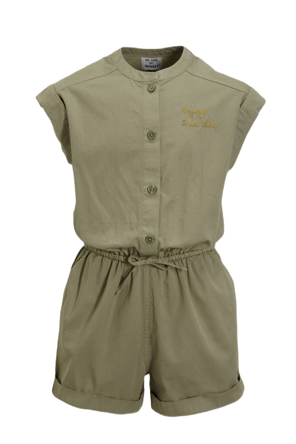 Me & My Monkey playsuit Pip khaki
