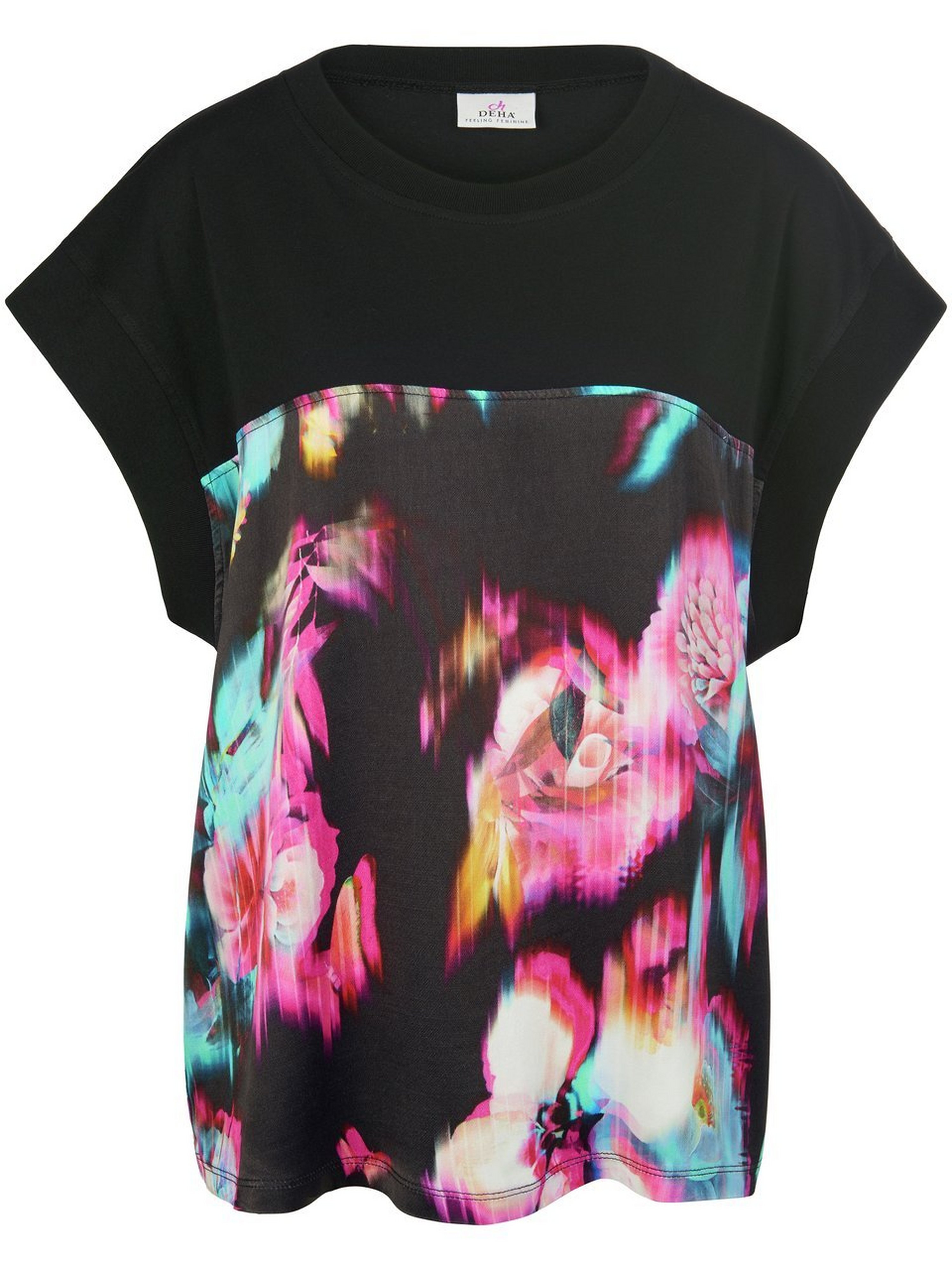 Rundhals-Shirt im Oversized-Style