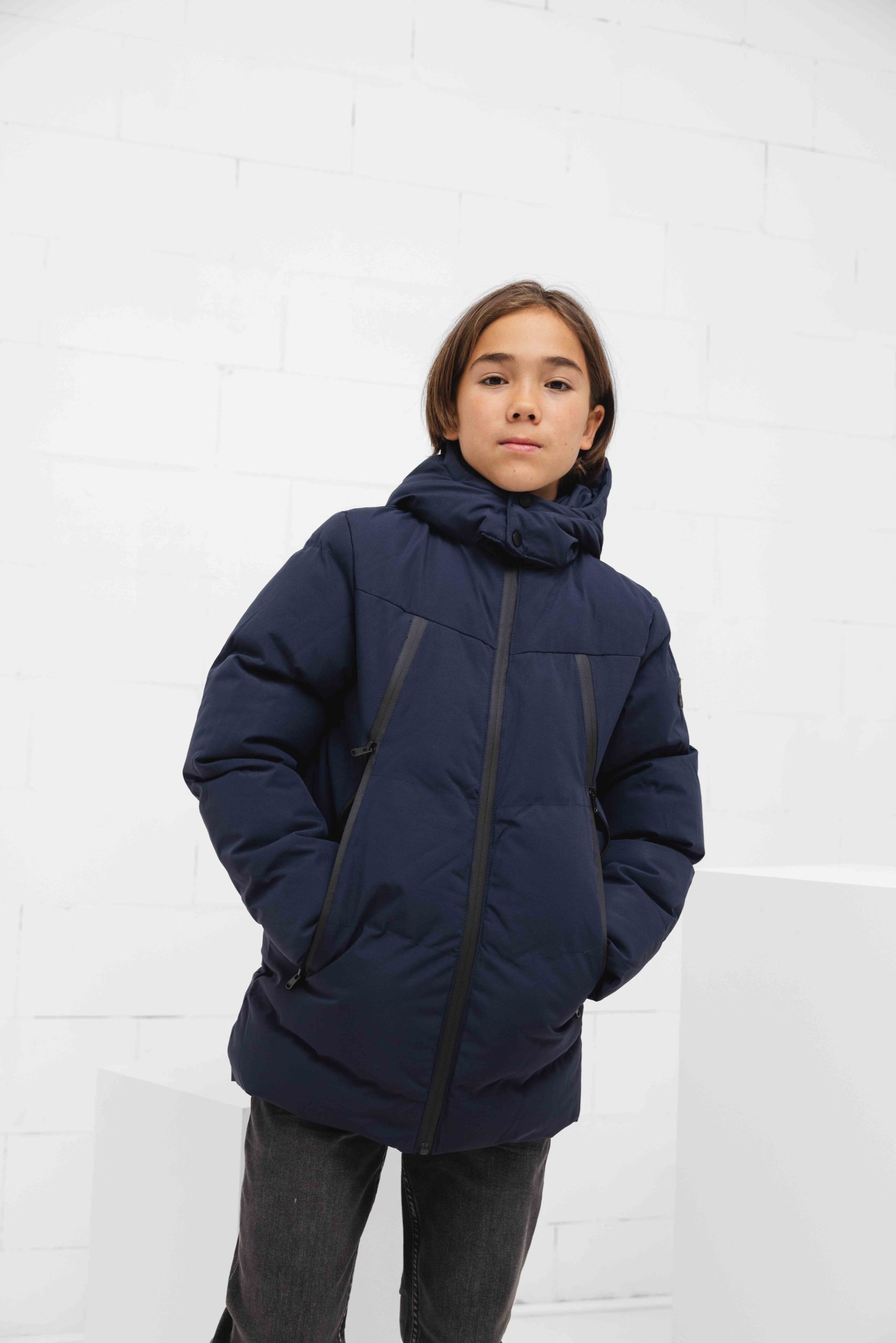 Vingino Thard Jas Kids Donkerblauw