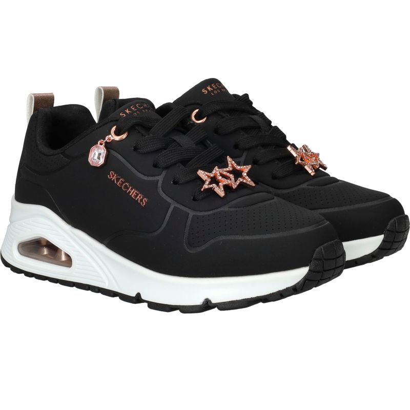 Skechers Uno Gen 1 Trendy Jewels Sneakers Zwart Meisjes