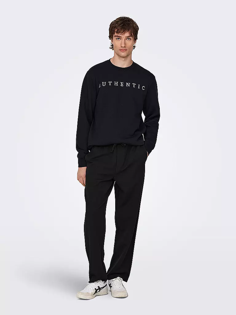 ONLY & SONS Chino Loose Fit ONSSINUS  schwarz