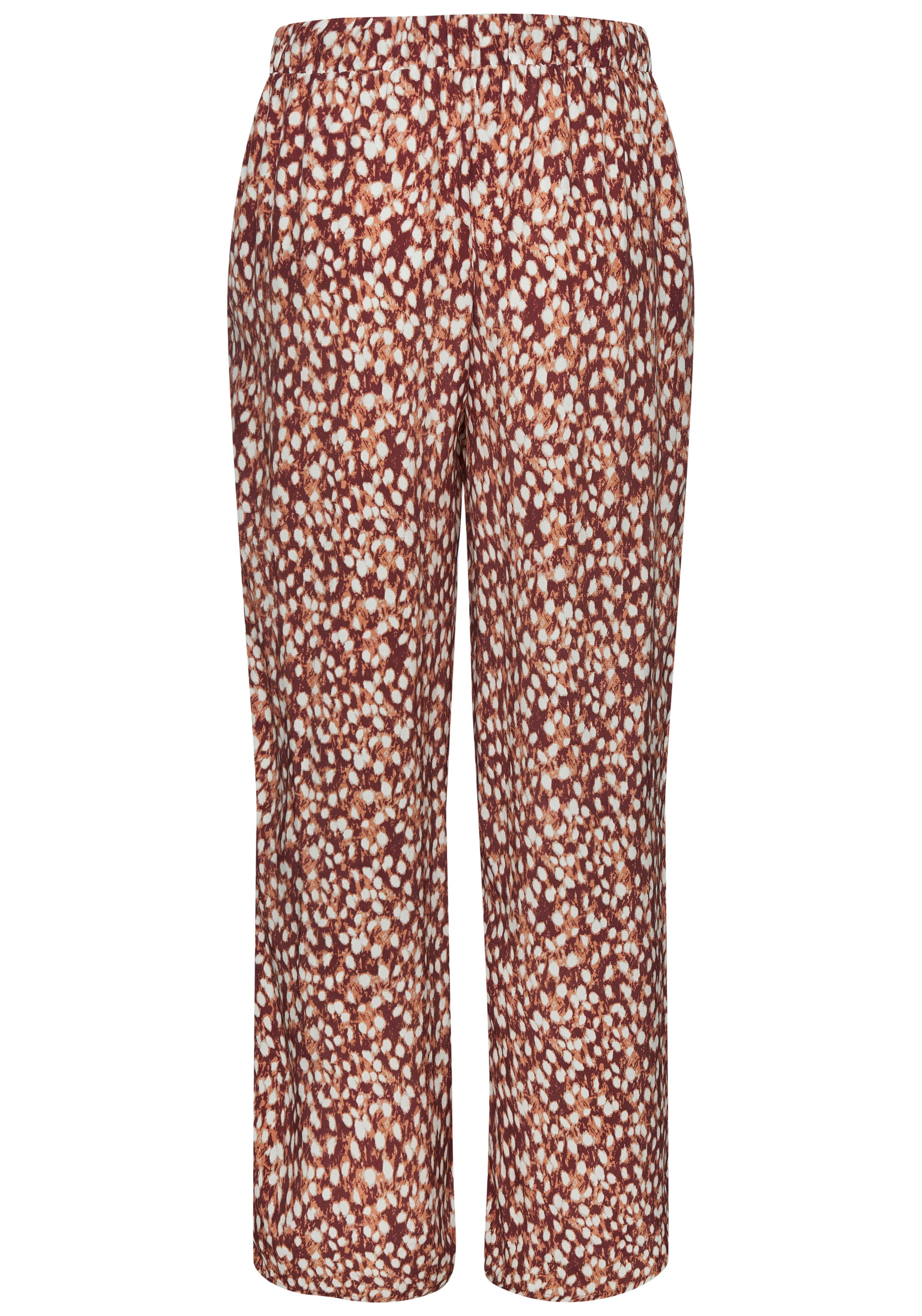 Vivance Palazzohose  mit Alloverprint, weites Bein, mit Bindeband