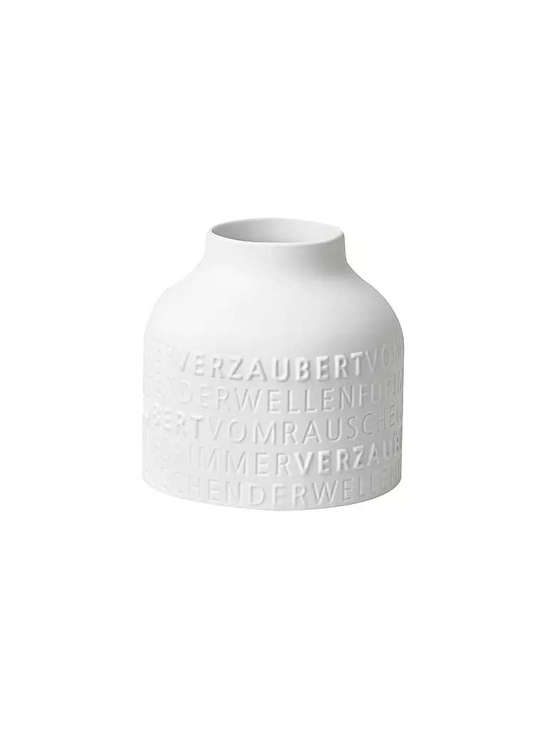 RAEDER Vase FÜR IMMER VERZAUBERT 17,5x17cm Weiss weiss
