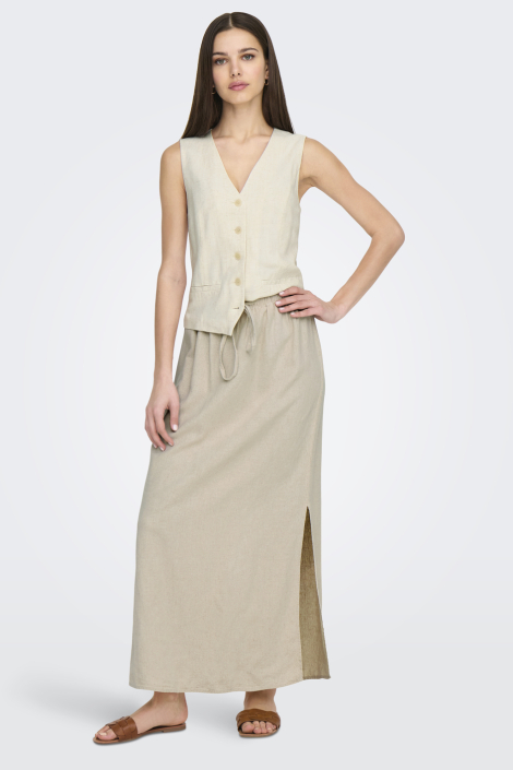 Jacqueline de Yong beige dames rok