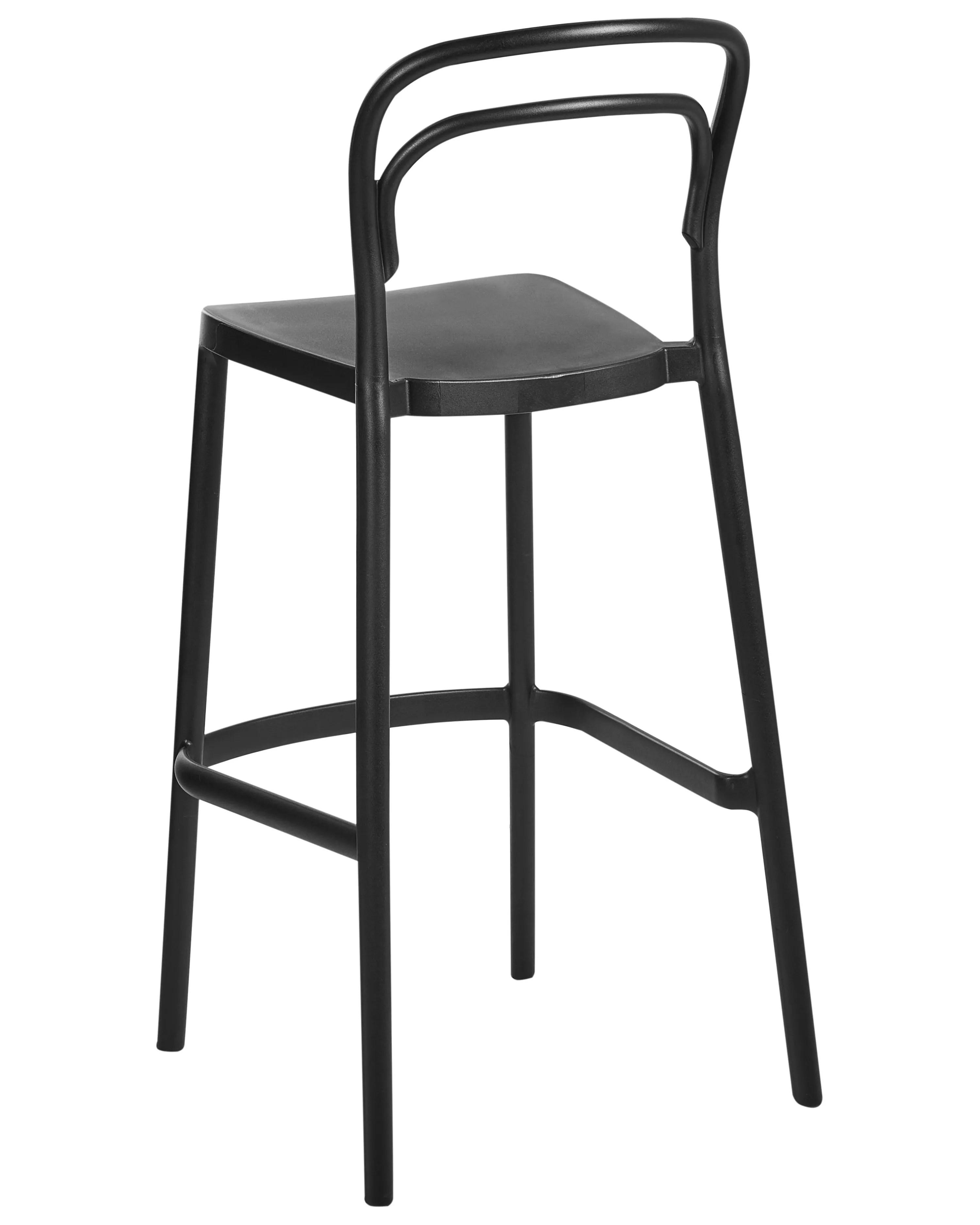 Set van 2 tuinbarkrukken PORANO Zwart