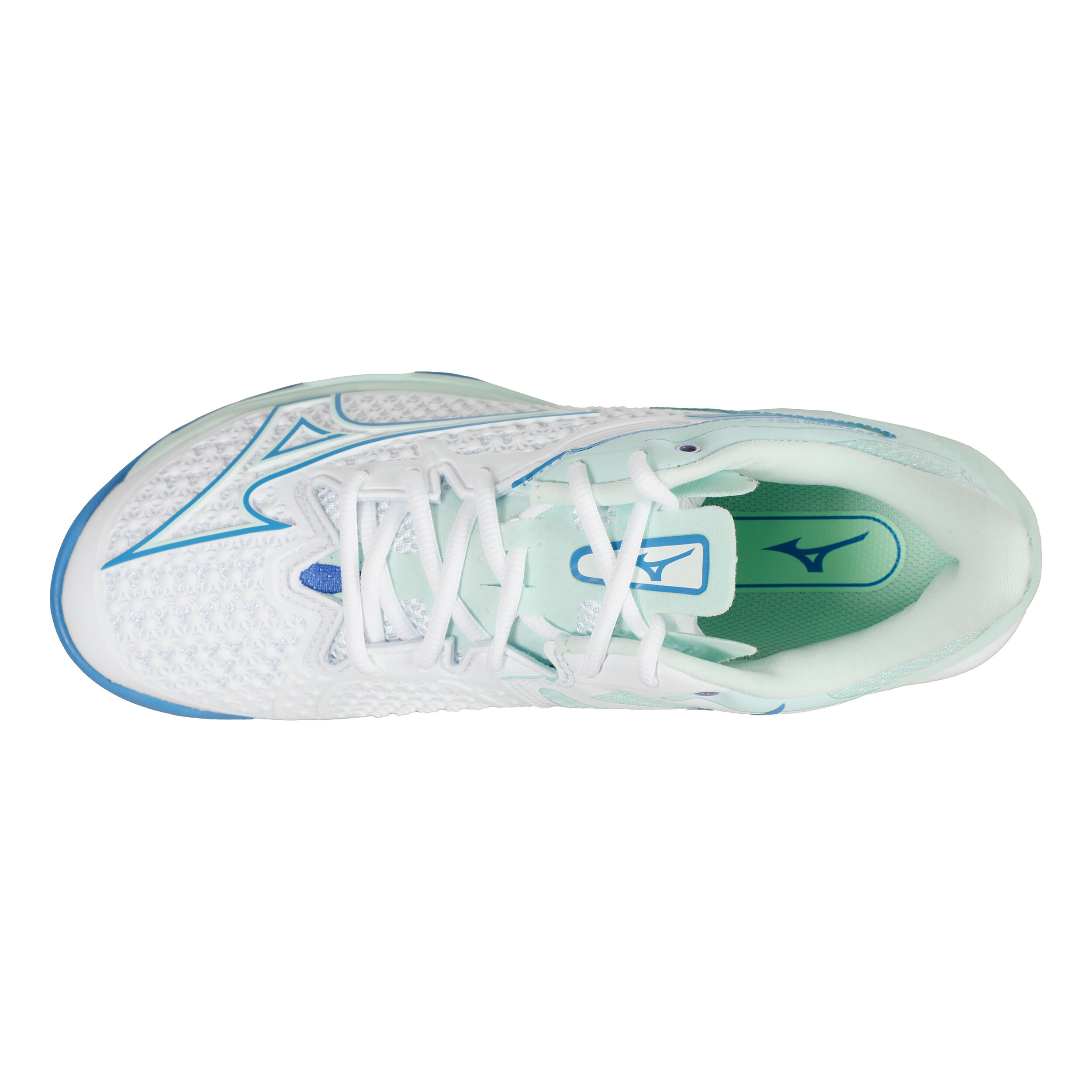 Mizuno Wave Exceed Tour 6 Chaussure Terre Battue Femmes - Blanc , Bleu