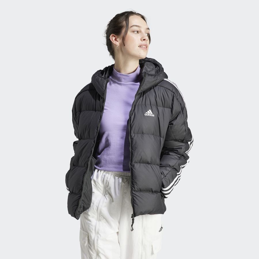 Adidas Doudoune à capuche semi-épaisse Essentials 3-Stripes