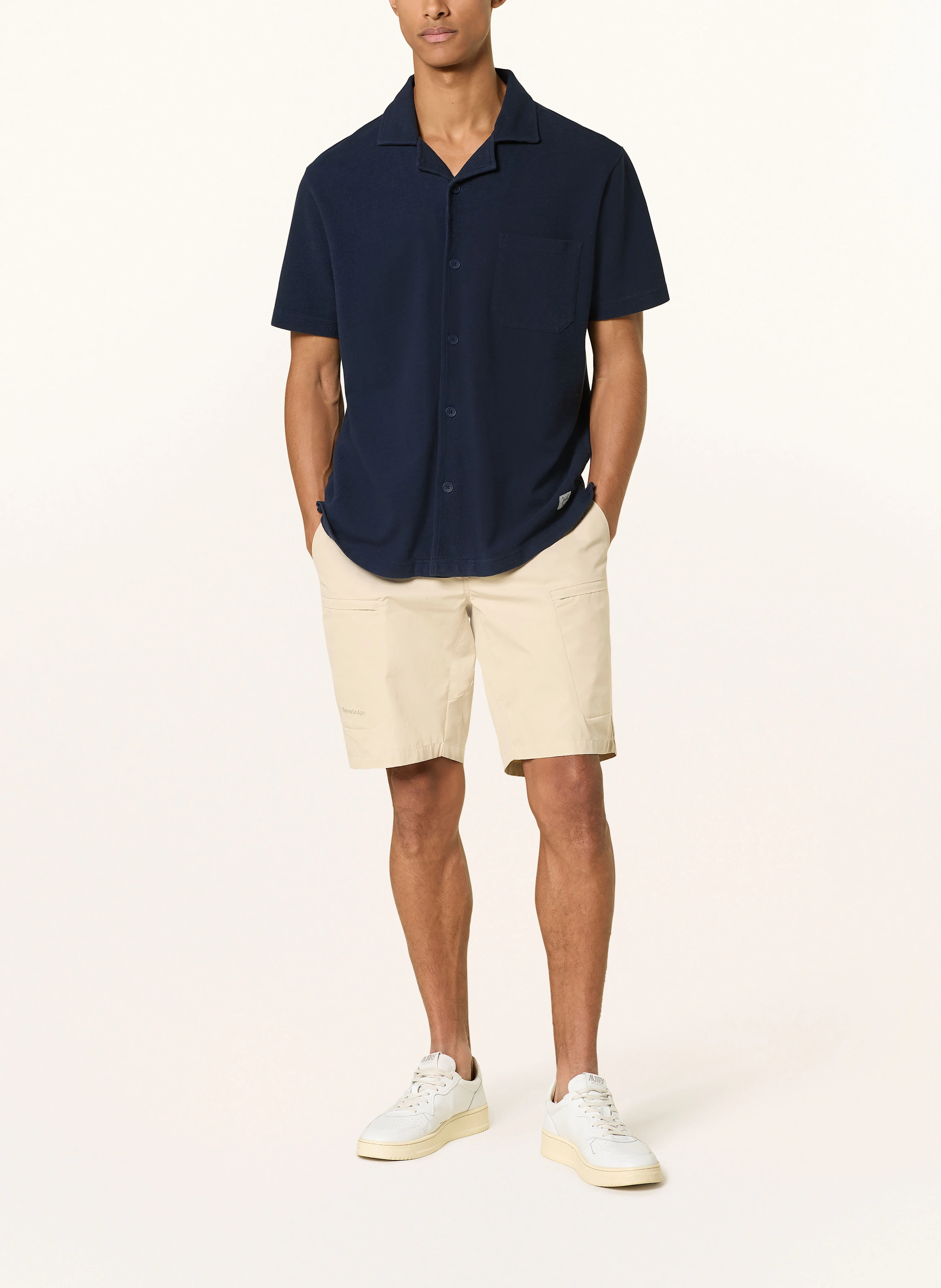 KnowledgeCotton Apparel Resorthemd Box Fit aus Jersey