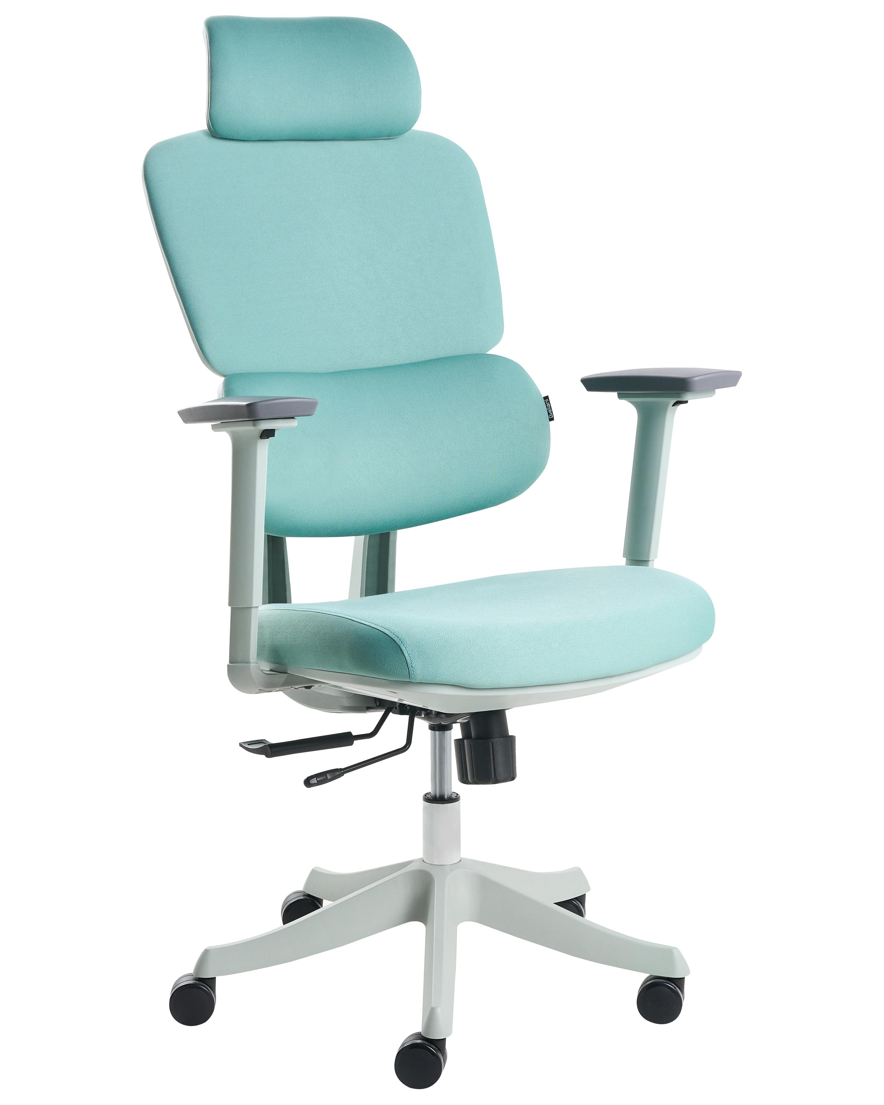 Bureaustoel VISCOUNT Stof Groenblauw