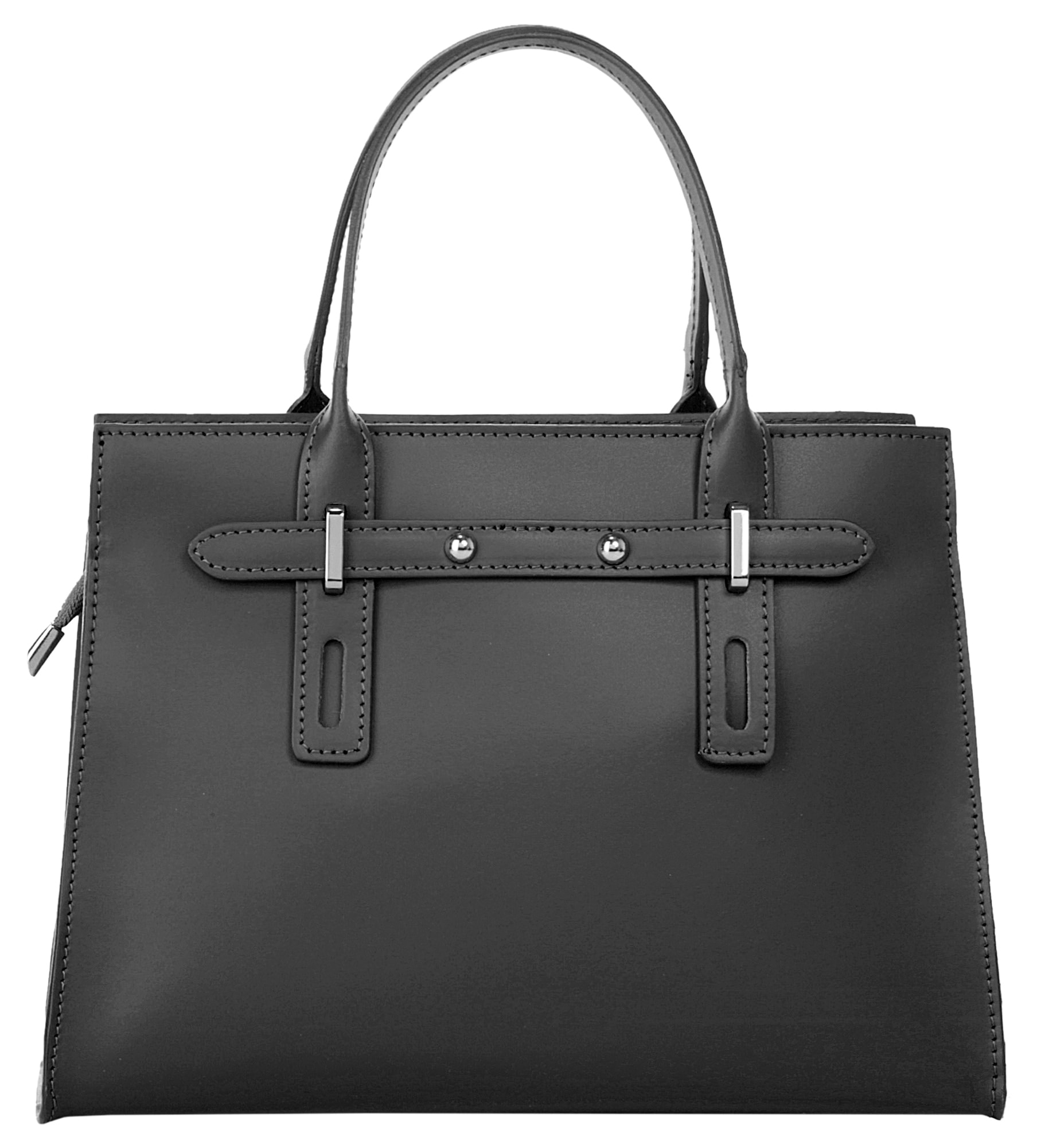 Cluty Henkeltasche echt Leder, Made in Italy
