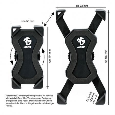 3D UNIVERSAL HALTER A-Headset Montage