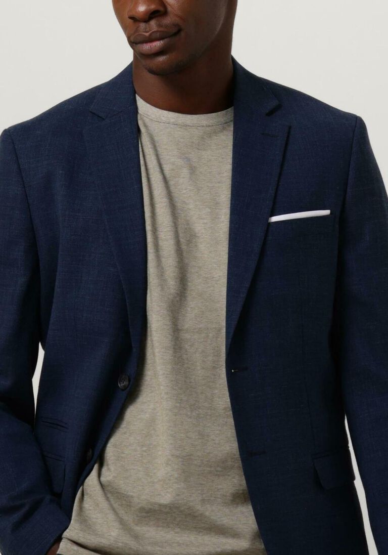 SELECTED HOMME donkerblauwe selected homme colbert slhslim-oasis linen blz