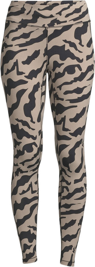 Casall Iconic Printed 7/8 tights Brun