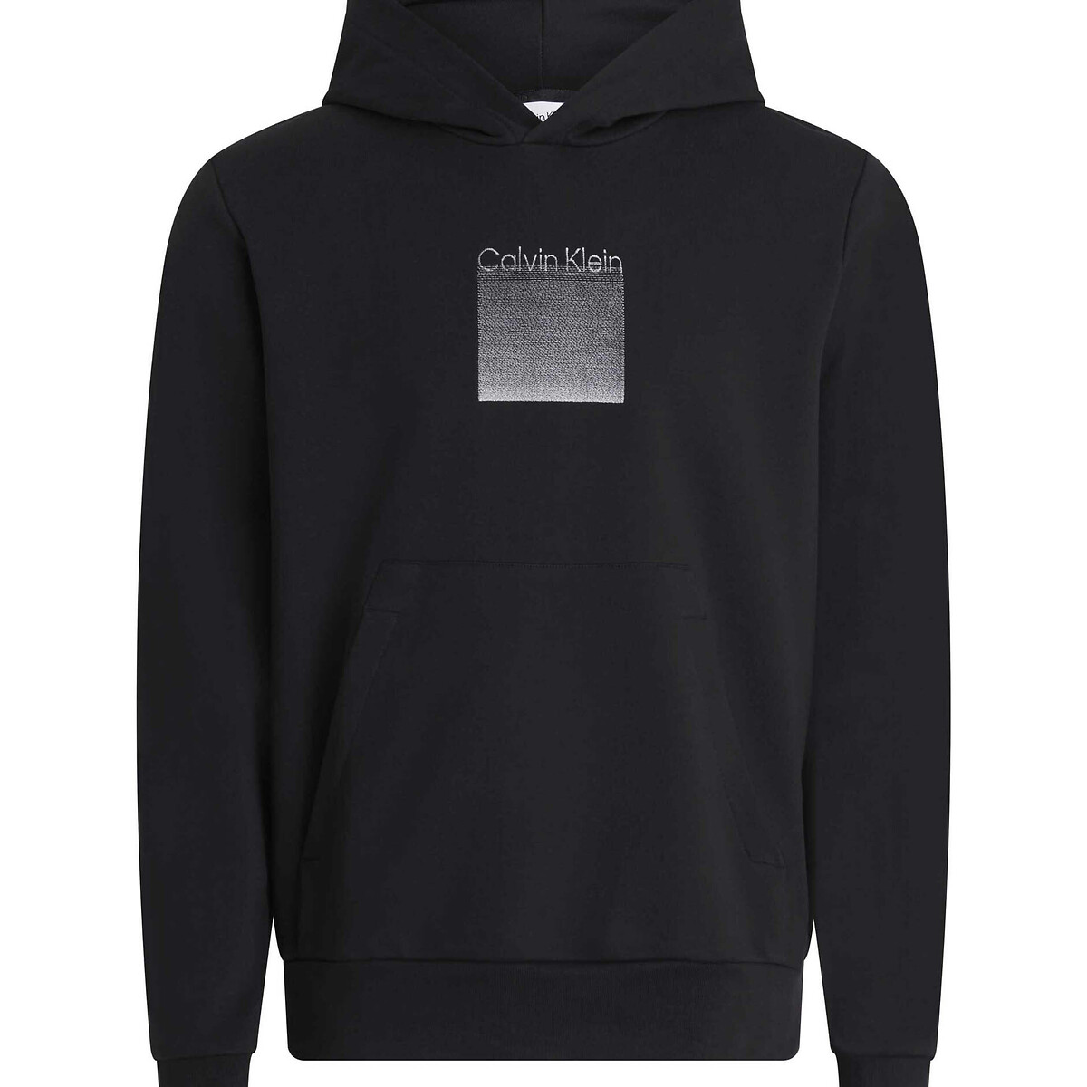 CALVIN KLEIN<br>Moletom com capuz e logotipo bordado