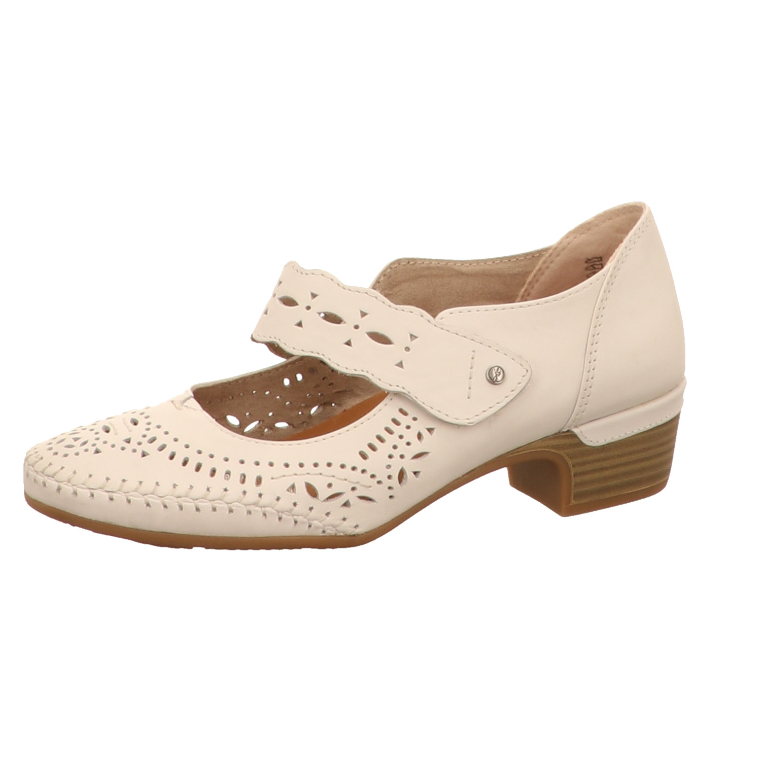 Jana Shoes Spangenpumps weiß weiss/weiss kombi