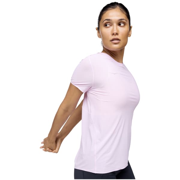 T-shirt trail HOKA ONE ONE AIROLITE RUN SHORT SLEEVE W PINK TWILIGHT