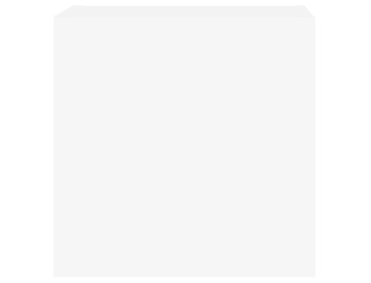 VIDAXL - Elément suspendu Meuble tv mural blanc 40,5x30x40 cm bois d'ingénierie