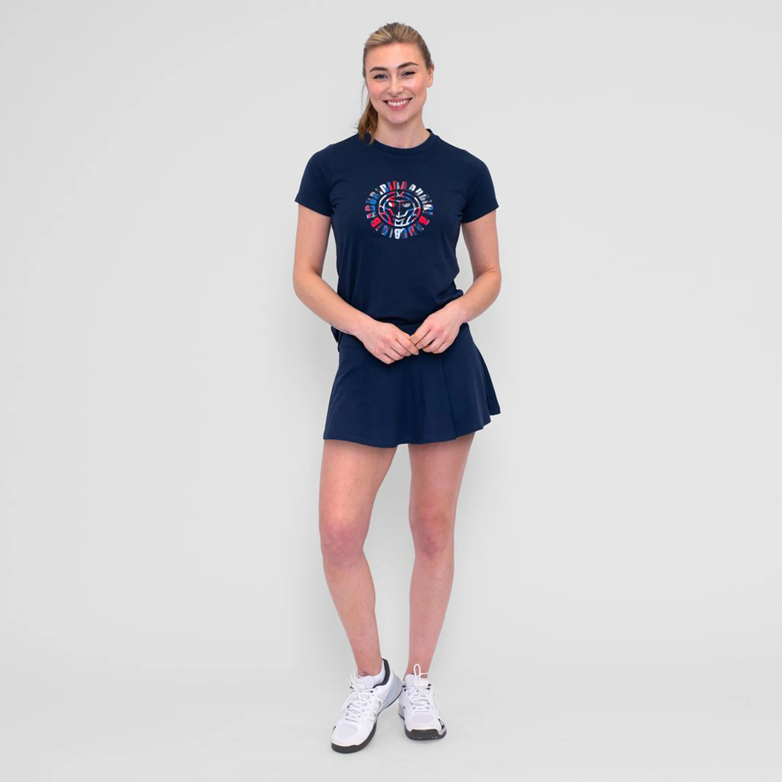 BIDI BADU New York 2024 Chill T-shirt Femmes - Bleu Foncé