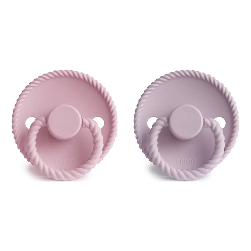 FRIGG Rope Rund Silikone Baby Pink/Soft Lilac - Flere størrelser