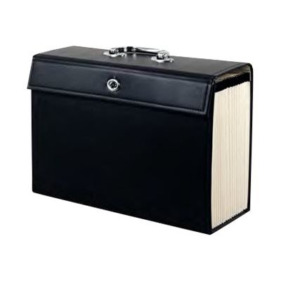 Pierre Henry VIP - Classeur ménager (valisette trieur) 20 onglets - noir