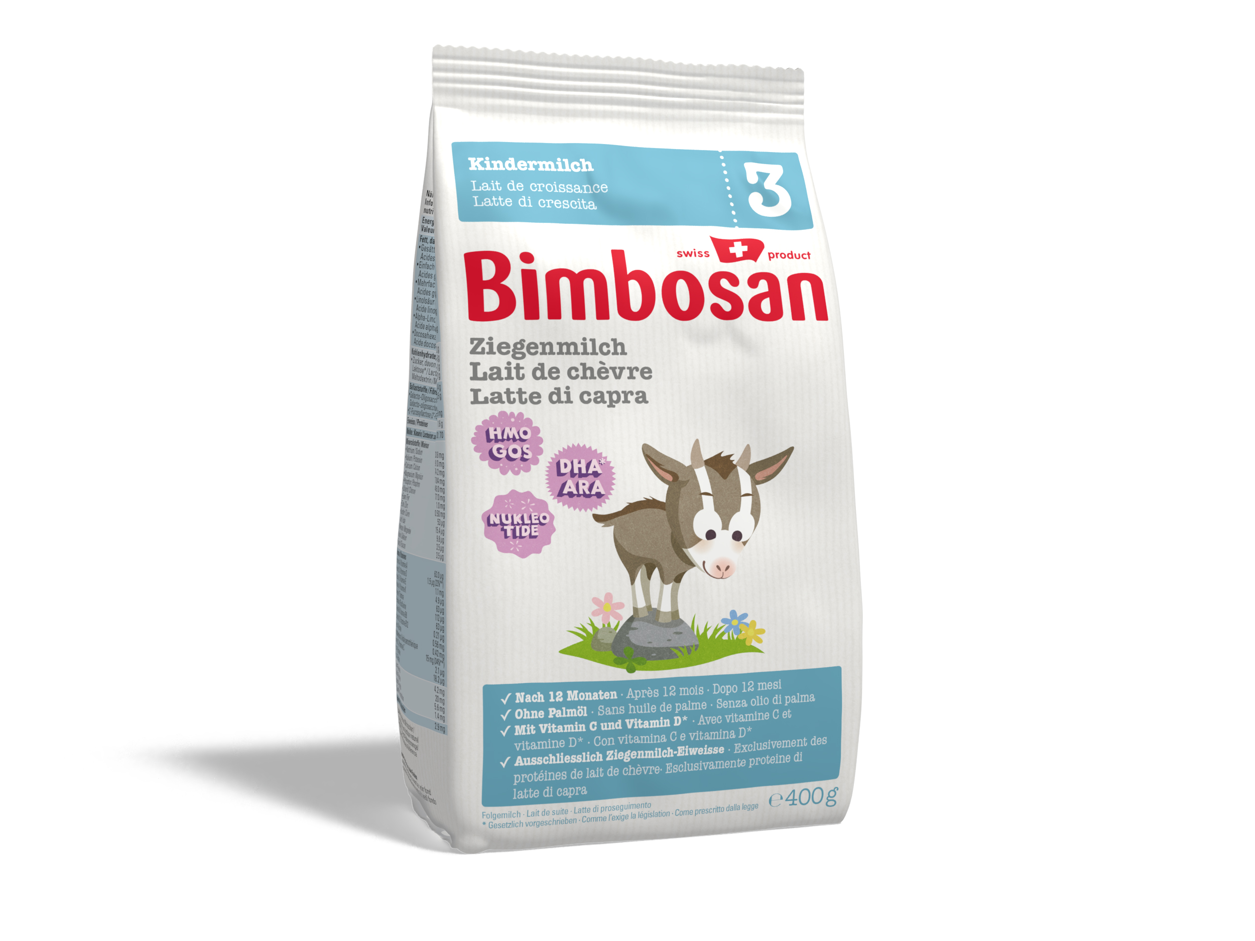 BIMBOSAN Ziegenmilch 3 Kindermilch Plv refill Btl 400 g