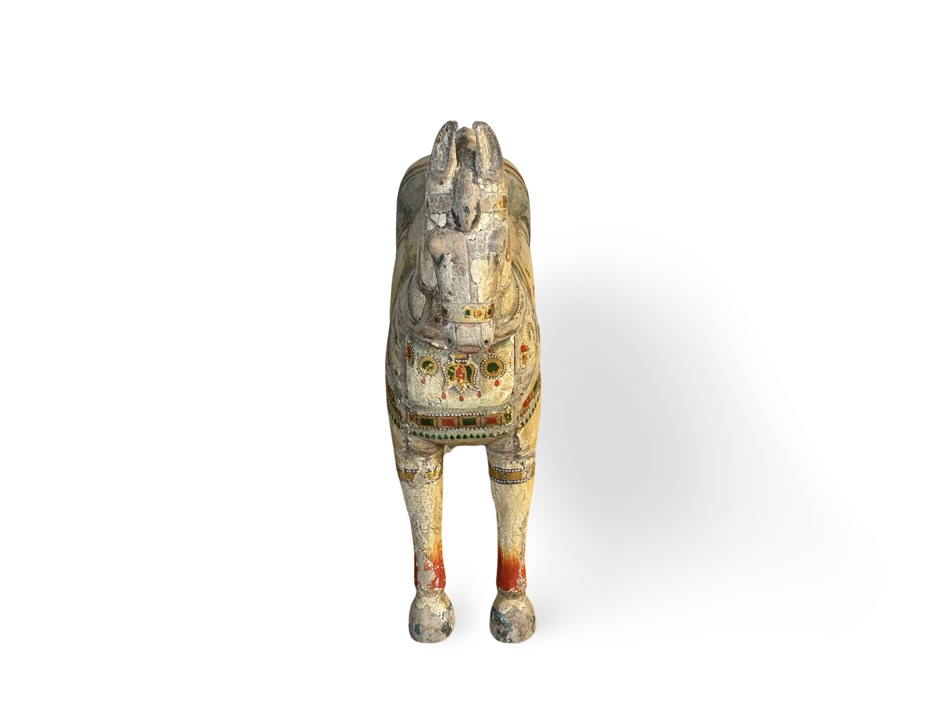 Paard hout mixed color unieke