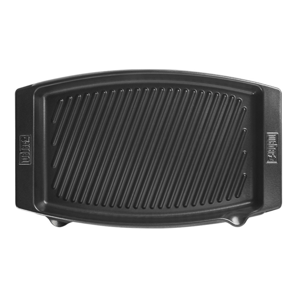 Plat à poisson en céramique pour barbecue weber 47 x 28 cm