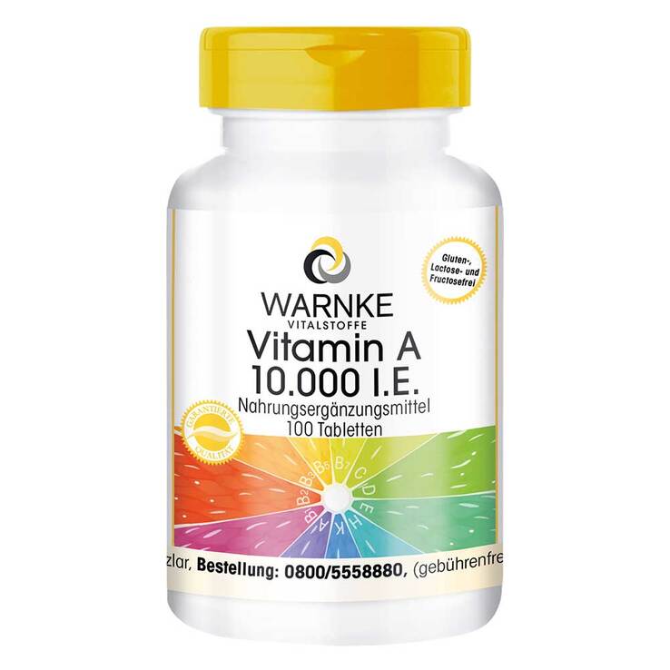 Vitamin A 10.000 I.E. Tabletten, 100 St