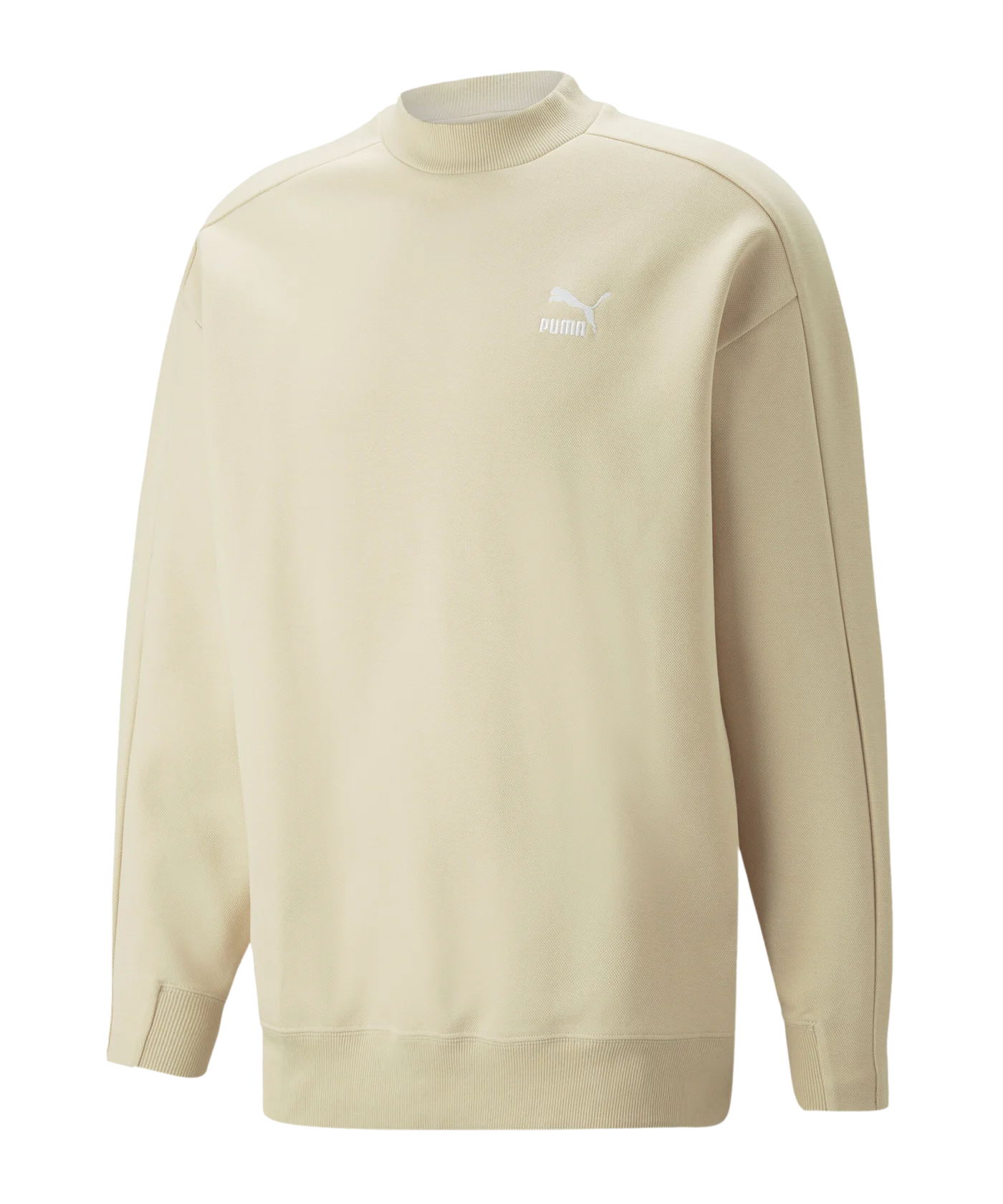 PUMA T7 Mock Neck Crew Sweatshirt Braun F88