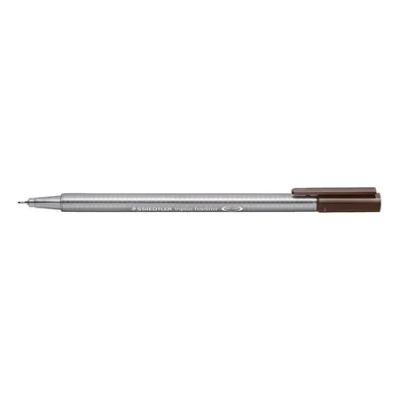 STAEDTLER® triplus® fineliner 334 Dreikantiger Fineliner 0,3 mm tabakbraun
