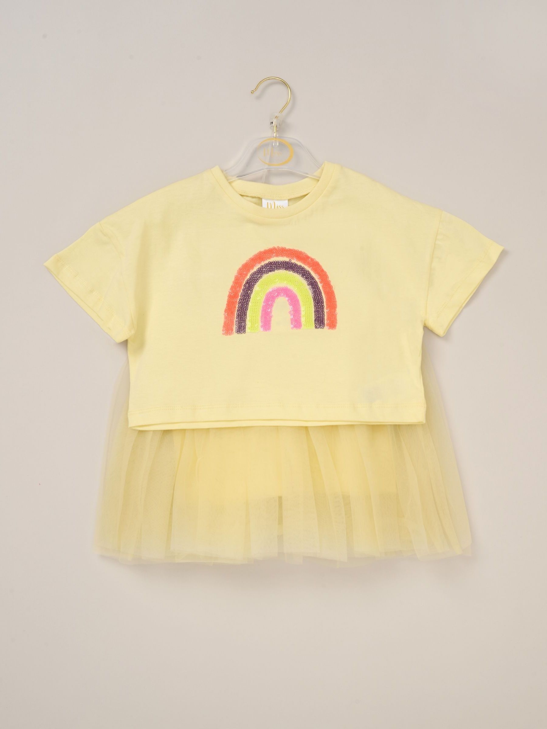 Miss Cropped Printed T-Shirt and Skirt Outfit Set
