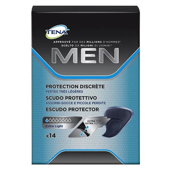 MEN EXTRA LIGHT - Protection Urinaire Discrète - 14 Unités