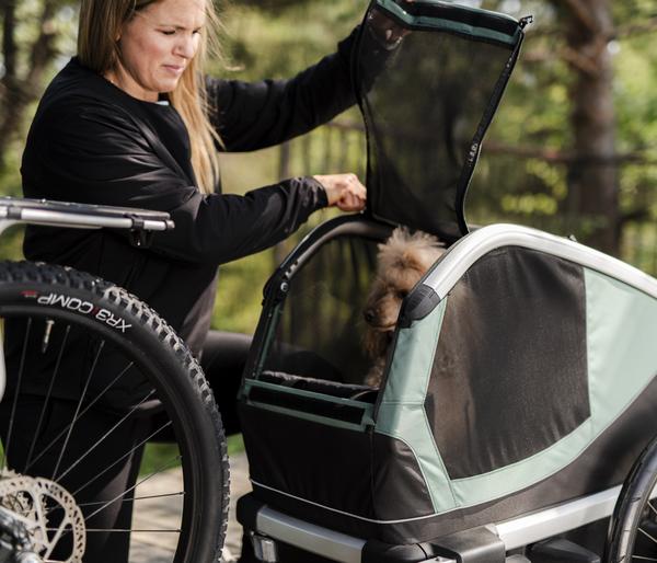 THULE® Bexey Hunde-Fahrradanhänger, Hazy