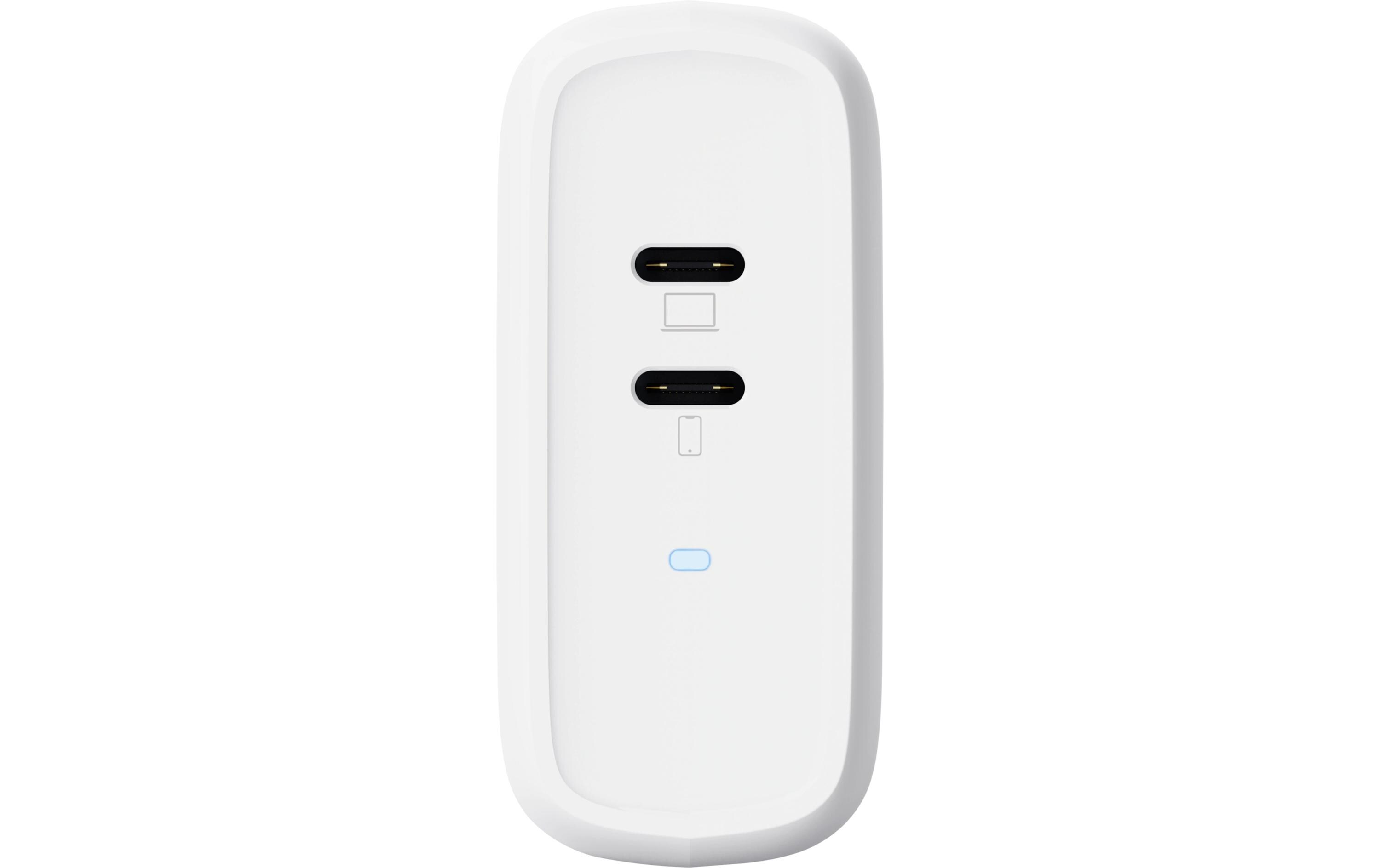 USB-Wandladegerät Maxo PD 65 W WeissLeistungsstarkes USB-C-Ladegerät USB-C-Kabel