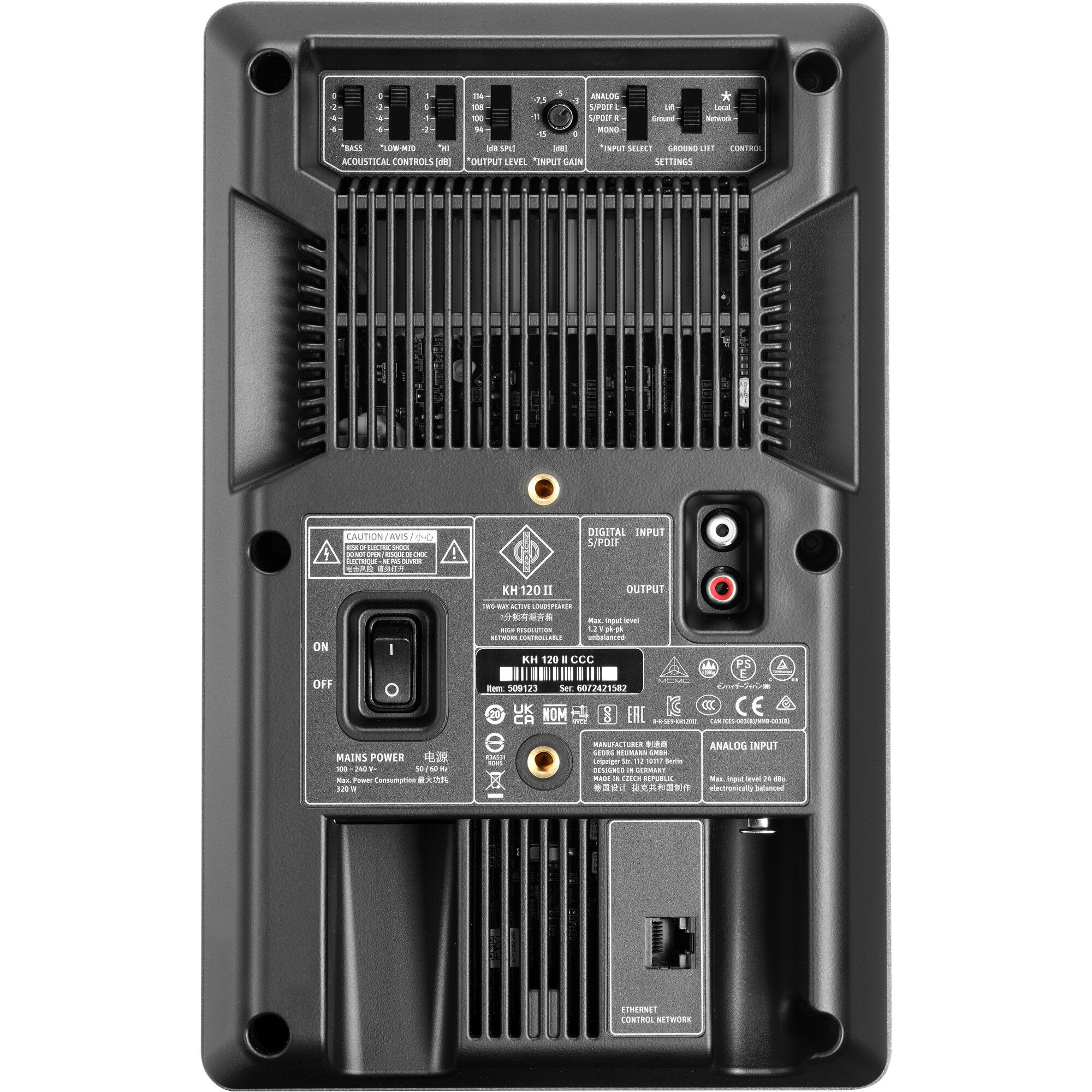 Neumann KH 120 II W set met MA 1 meetmicrofoon