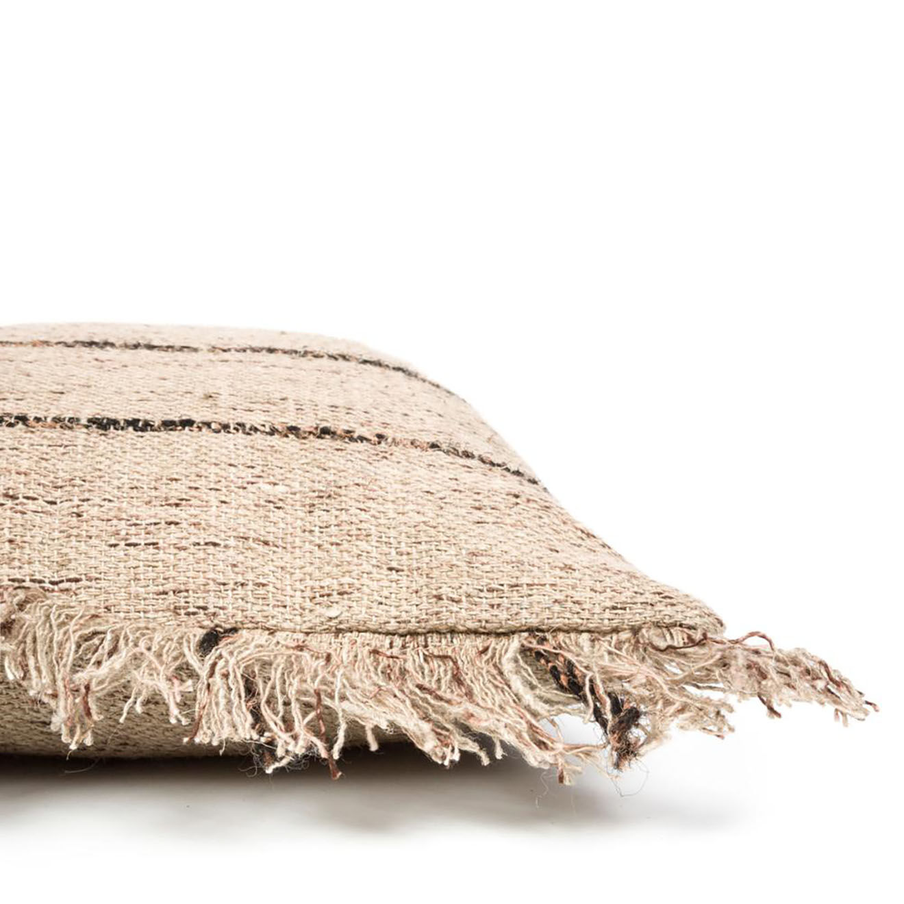 Bazar Bizar Housse de coussin Oh My Gee beige/noir - 60x60 cm