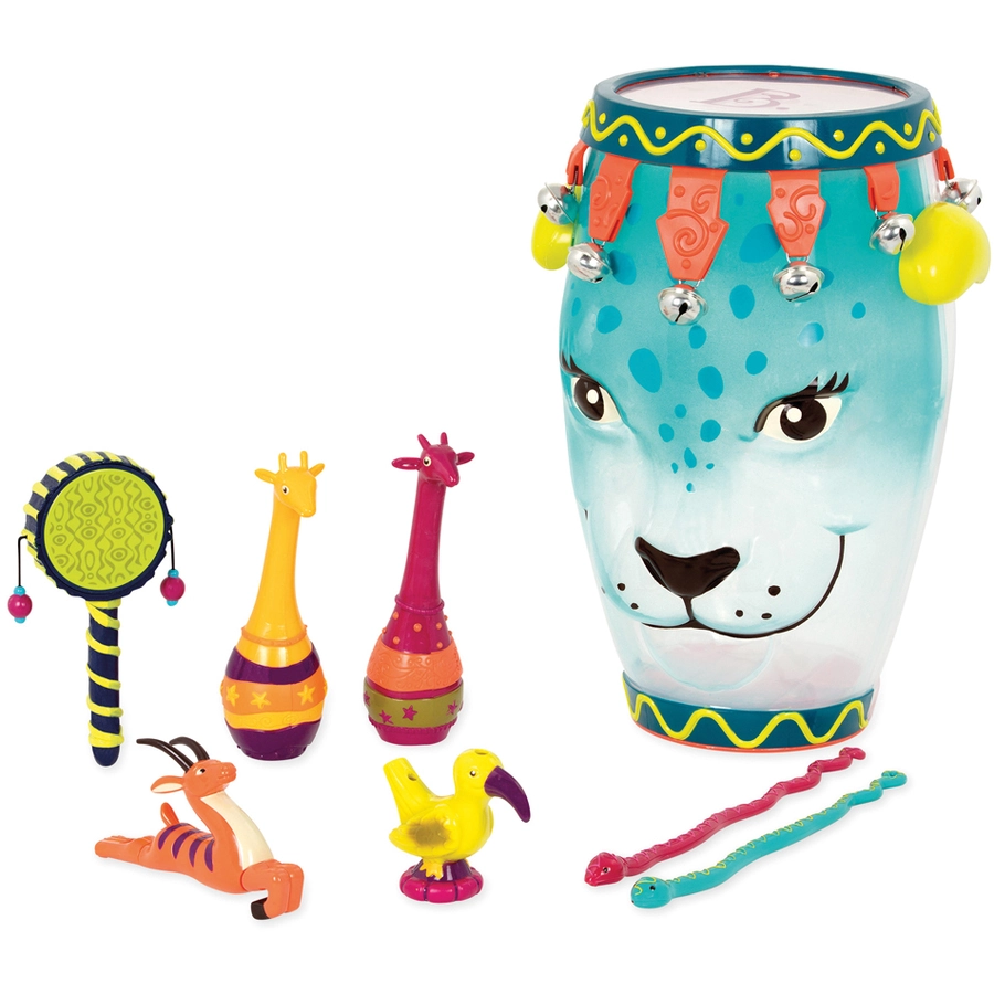 B.TOYS B. Jungle Drum - Trommel mit Instrumenten 1