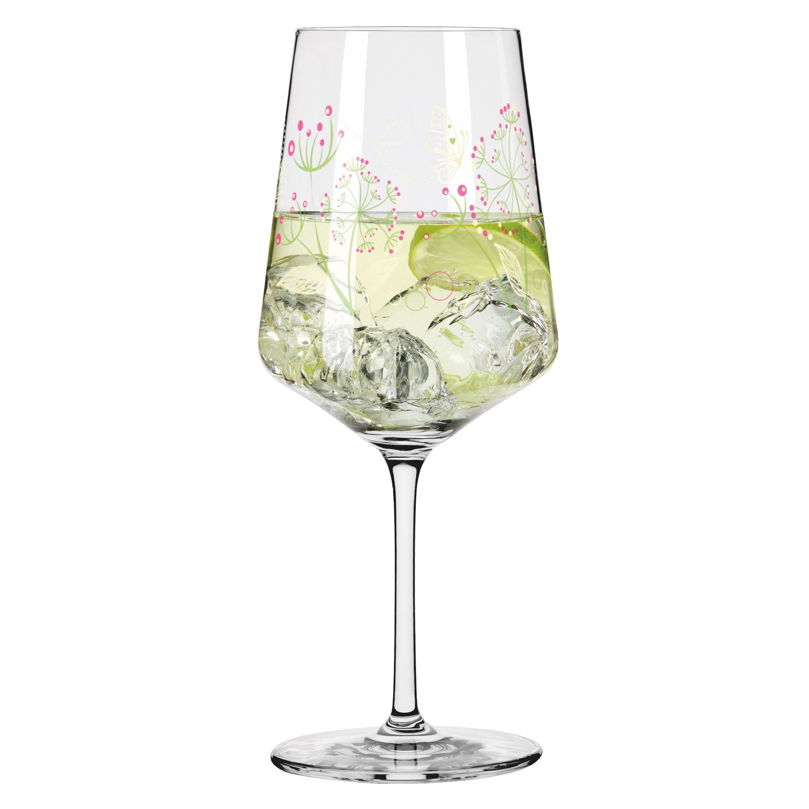 RITZENHOFF Aperitifglas SOMMERTAU HUGO 4er Set Blumen Kristallglas
