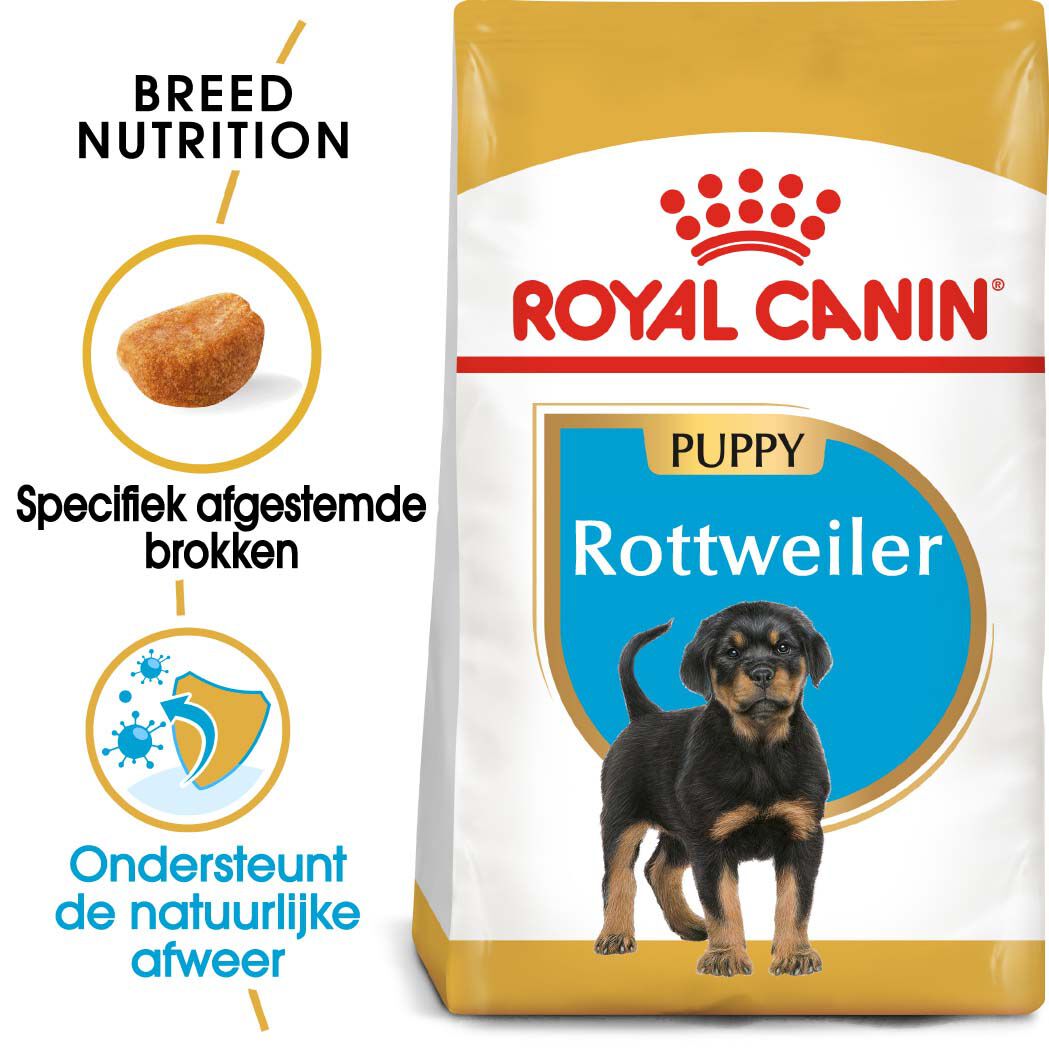 Royal Canin Rottweiler Puppy - Hondenvoer - 12 Kilogram - gevogelte