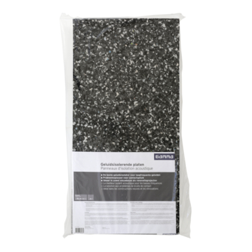 Gamma geluidsisolatie vlokkenschuim 100X50cm 30mm 2m² 4st
